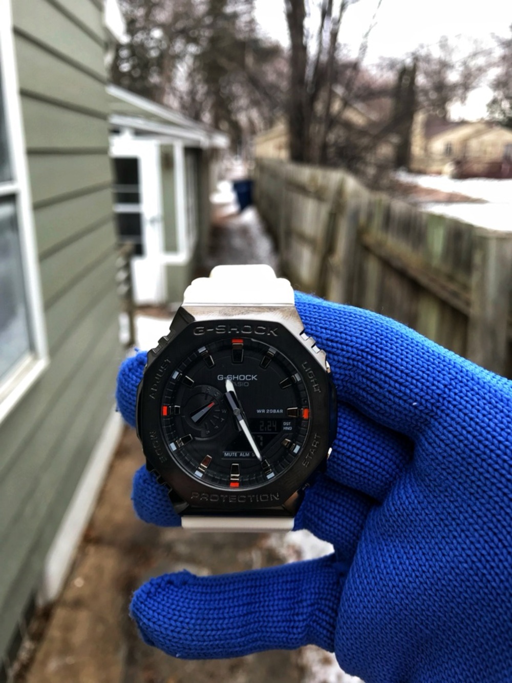 Casio G Shock Black and White Style Color-way